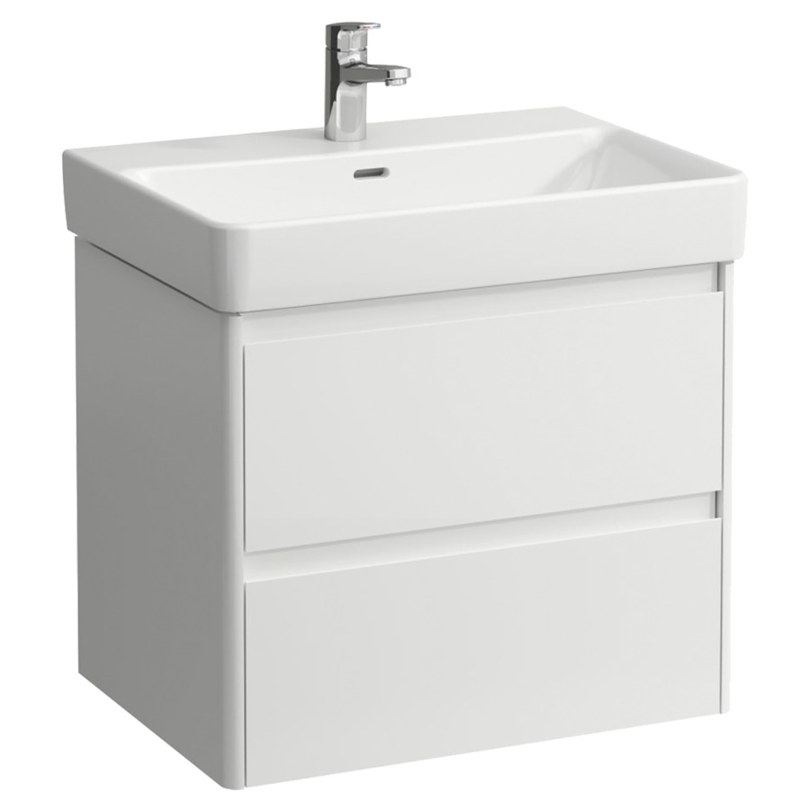 Élément inférieur  BASE 2.0
62 x 51.5 x 44.5 cm
élément de tiroir, 2&nbsp;tiroirs
pour lavabo 105529/530, 212069