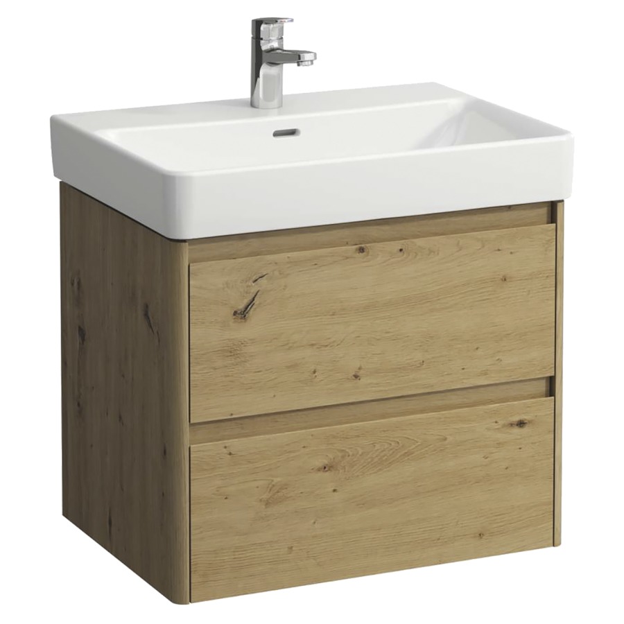 Élément inférieur  BASE 2.0
62 x 51.5 x 44.5 cm
élément de tiroir, 2&nbsp;tiroirs
pour lavabo 105529/530, 212069