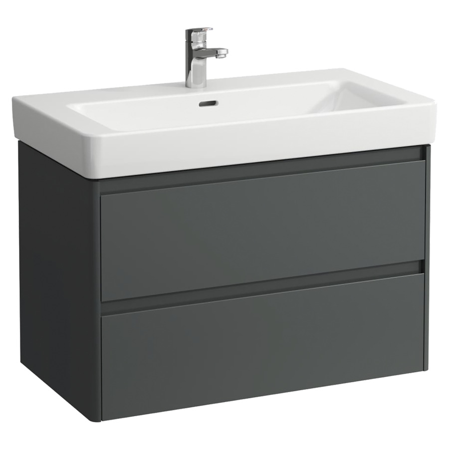 Élément inférieur  BASE 2.0
82 x 51.5 x 44.5 cm
élément de tiroir, 2&nbsp;tiroirs
pour lavabo 105537/538, 212075