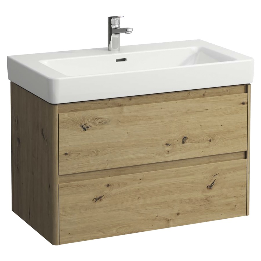 Élément inférieur  BASE 2.0
82 x 51.5 x 44.5 cm
élément de tiroir, 2&nbsp;tiroirs
pour lavabo 105537/538, 212075