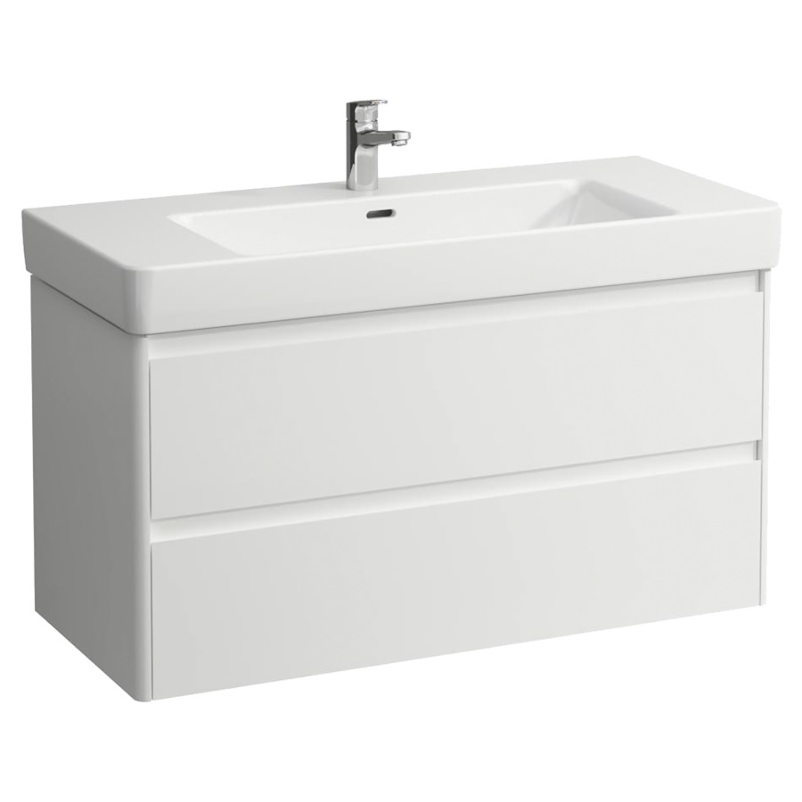 Élément inférieur  BASE 2.0
102 x 51.5 x 44.5 cm
élément de tiroir, 2&nbsp;tiroirs
pour lavabo 105541/542, 212077