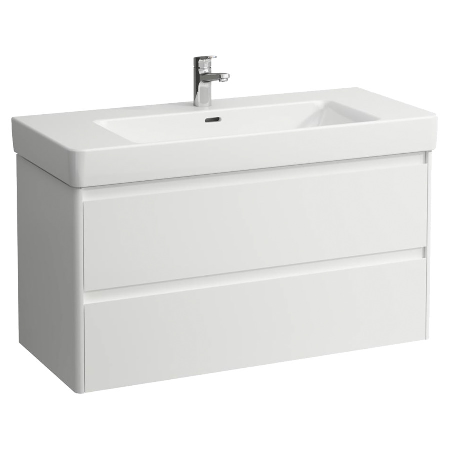 Élément inférieur  BASE 2.0
102 x 51.5 x 44.5 cm
élément de tiroir, 2&nbsp;tiroirs
pour lavabo 105541/542, 212077