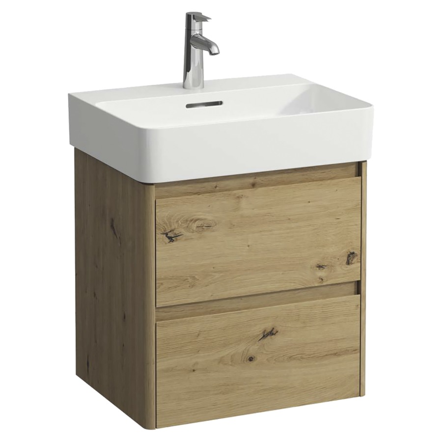 Élément inférieur  BASE 2.0
52 x 51.5 x 40 cm
élément de tiroir, 2&nbsp;tiroirs
pour lavabo 211473/474