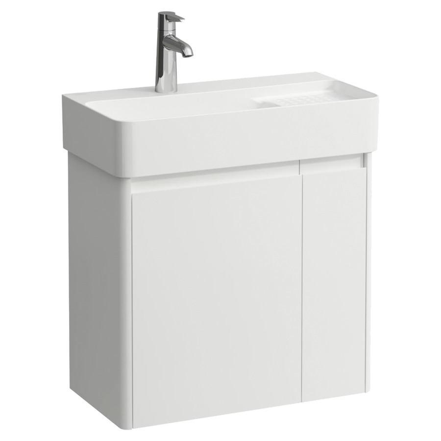 Élément inférieur  BASE 2.0
57 x 51.5 x 29.5 cm
armoire de tablette, 2&nbsp;portes
pour lavabo
212473/212896/213042