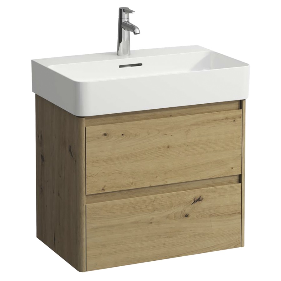 Élément inférieur  BASE 2.0
62 x 51.5 x 40 cm
élément de tiroir, 2&nbsp;tiroirs
pour lavabo 211477/478