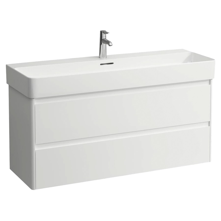 Élément inférieur  BASE 2.0
117 x 51.5 x 40 cm
élément de tiroir, 2&nbsp;tiroirs
pour lavabo 211807/808