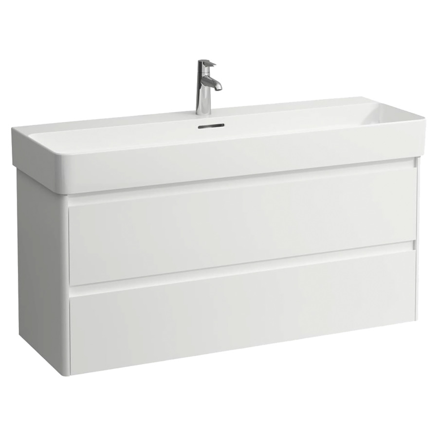 Élément inférieur  BASE 2.0
117 x 51.5 x 40 cm
élément de tiroir, 2&nbsp;tiroirs
pour lavabo 211807/808