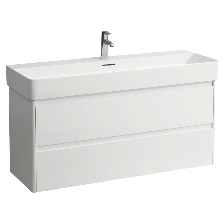 Élément inférieur  BASE 2.0
117 x 51.5 x 40 cm
élément de tiroir, 2&nbsp;tiroirs
pour lavabo 211807/808