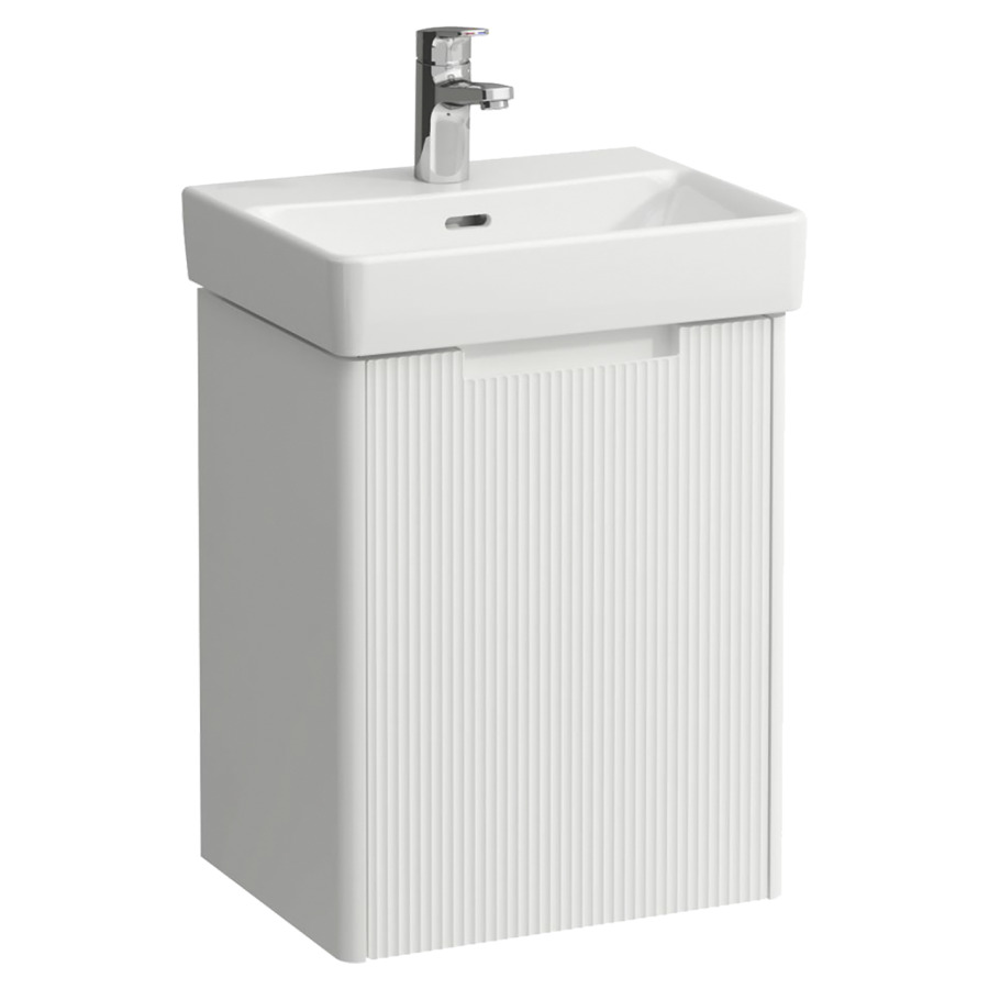Élément inférieur  JUNA
42 x 51.5 x 32 cm
armoire de tablette, 1&nbsp;porte
charnière à droite
pour lave-mains 221025