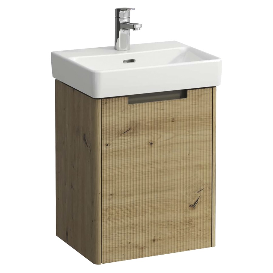 Élément inférieur  JUNA
42 x 51.5 x 32 cm
armoire de tablette, 1&nbsp;porte
charnière à droite
pour lave-mains 221025