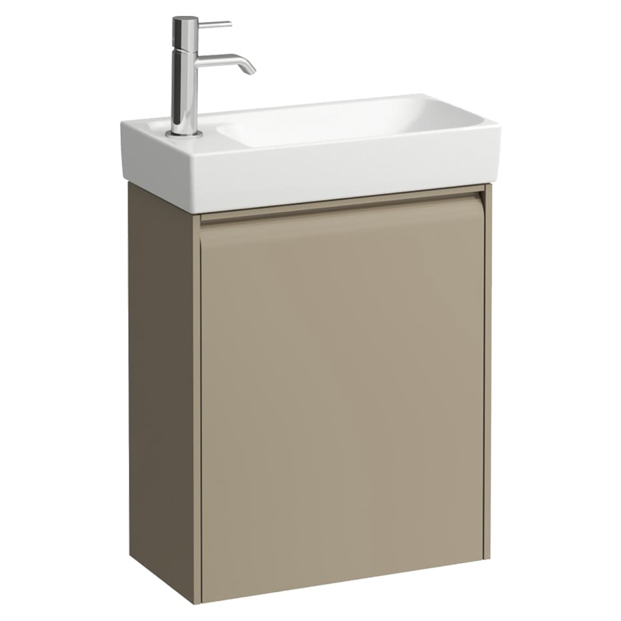 Élément inférieur  MEDA
43.5 x 51.5 x 22 cm
armoire de tablette, 1&nbsp;porte
charnière à gauche
pour lave-mains 104660