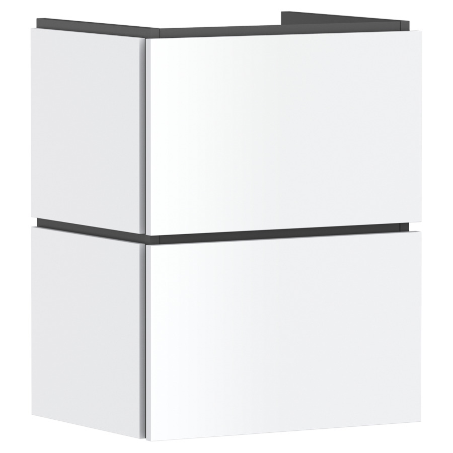 Élément inférieur  Xilesa E
48 x 62 x 38 cm
élément de tiroir, 2&nbsp;tiroirs
avec SoftClose
avec matériel de fixation
sans siphon gain de place 105022
pour lavabo Xanuia