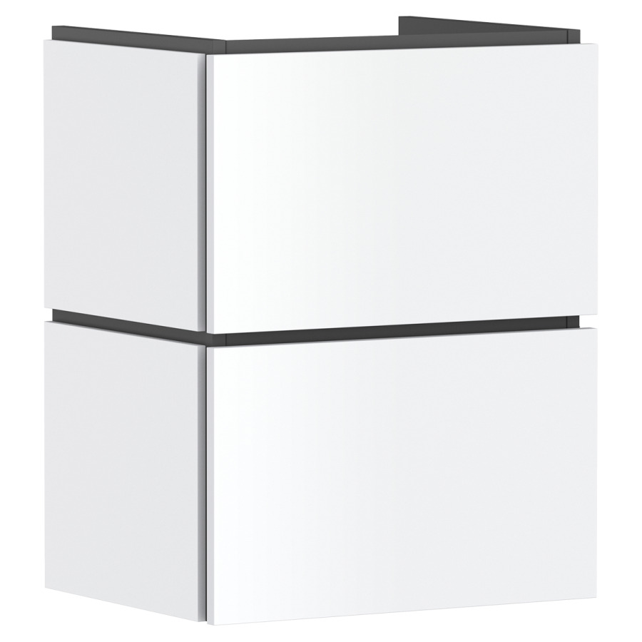 Élément inférieur  Xilesa E
48 x 62 x 38 cm
élément de tiroir, 2&nbsp;tiroirs
avec PushOpen et SoftClose
avec matériel de fixation
sans siphon gain de place 105022
pour lavabo Xanuia