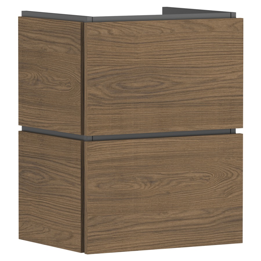 Élément inférieur  Xilesa E
48 x 62 x 38 cm
élément de tiroir, 2&nbsp;tiroirs
avec PushOpen et SoftClose
avec matériel de fixation
sans siphon gain de place 105022
pour lavabo Xanuia