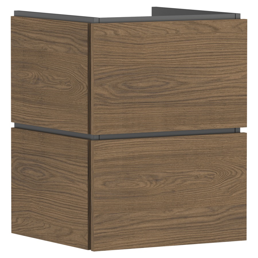 Élément inférieur  Xilesa E
48 x 62 x 47 cm
élément de tiroir, 2&nbsp;tiroirs
avec SoftClose
avec matériel de fixation
sans siphon gain de place 105022
pour lavabo Xelu/Xevolos