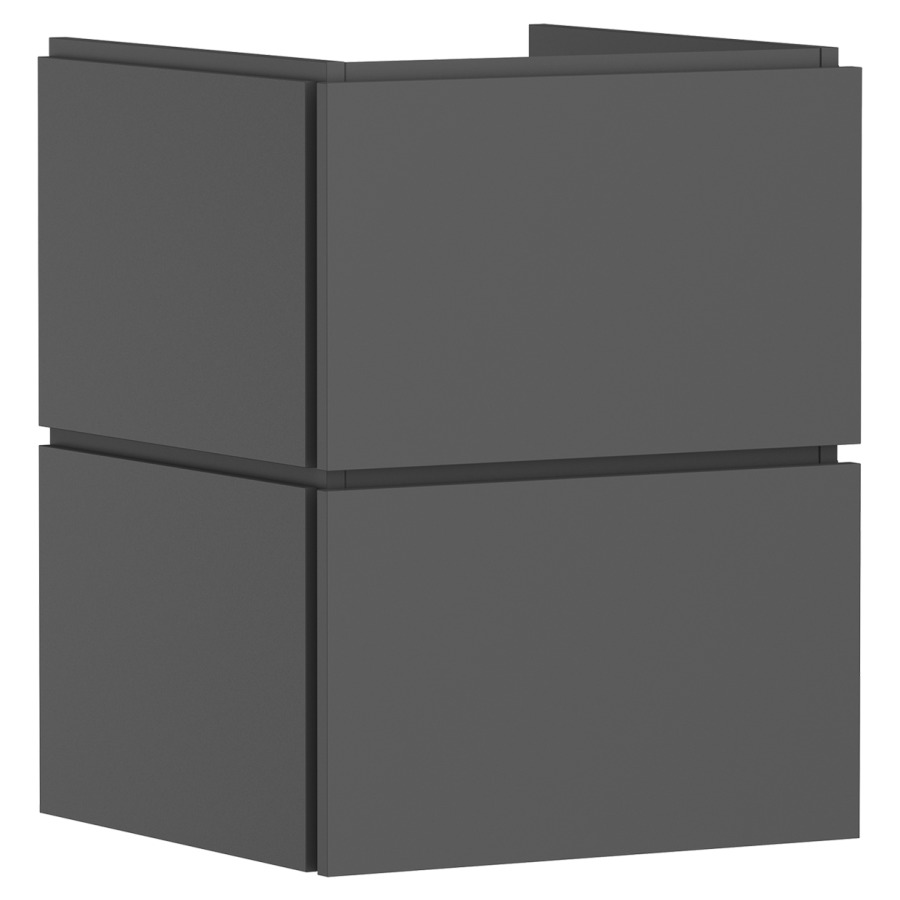 Élément inférieur  Xilesa E
48 x 62 x 47 cm
élément de tiroir, 2&nbsp;tiroirs
avec SoftClose
avec matériel de fixation
sans siphon gain de place 105022
pour lavabo Xelu/Xevolos