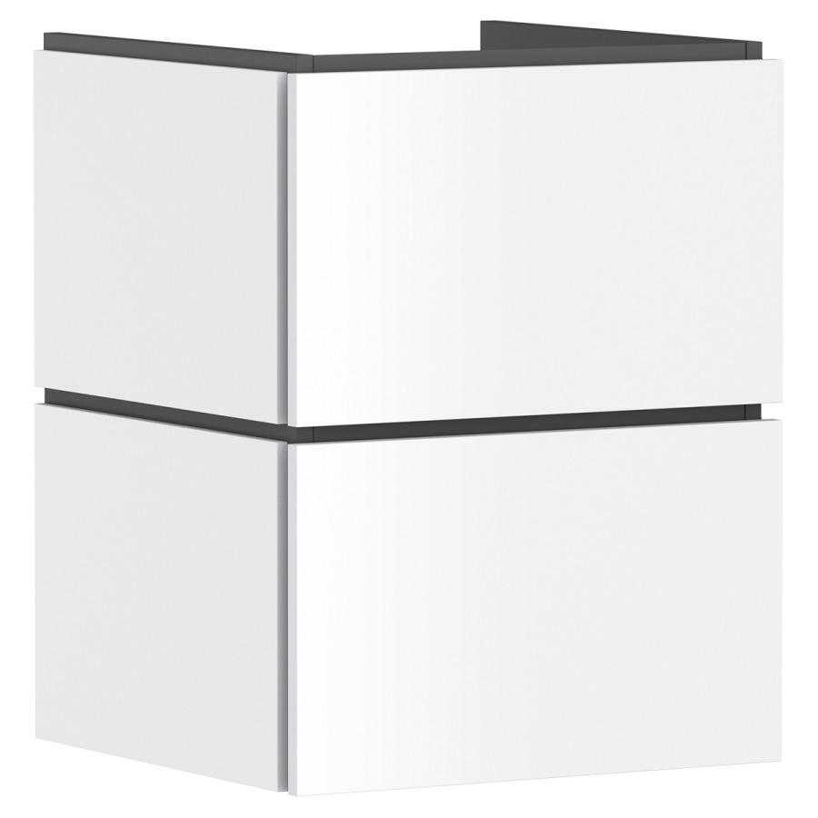 Élément inférieur  Xilesa E
48 x 62 x 47 cm
élément de tiroir, 2&nbsp;tiroirs
avec PushOpen et SoftClose
avec matériel de fixation
sans siphon gain de place 105022
pour lavabo Xelu/Xevolos
