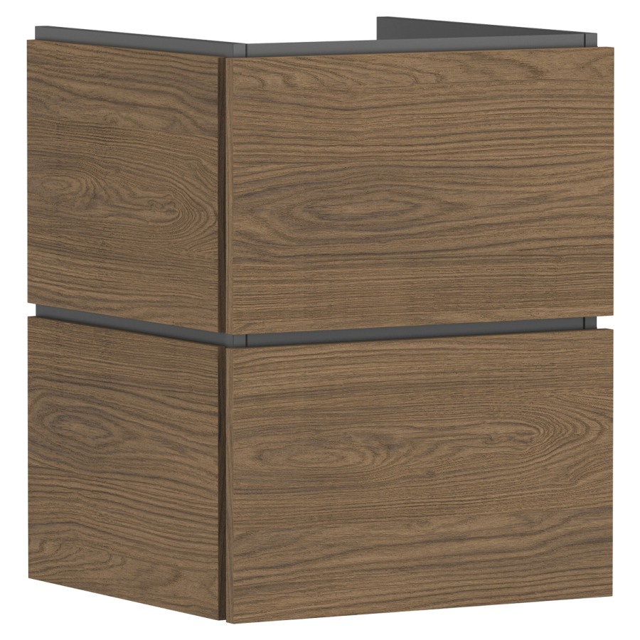 Élément inférieur  Xilesa E
48 x 62 x 47 cm
élément de tiroir, 2&nbsp;tiroirs
avec PushOpen et SoftClose
avec matériel de fixation
sans siphon gain de place 105022
pour lavabo Xelu/Xevolos