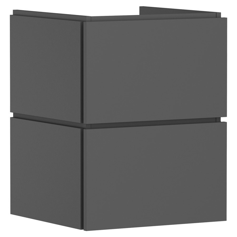 Élément inférieur  Xilesa E
48 x 62 x 47 cm
élément de tiroir, 2&nbsp;tiroirs
avec PushOpen et SoftClose
avec matériel de fixation
sans siphon gain de place 105022
pour lavabo Xelu/Xevolos
