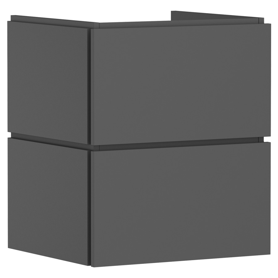 Élément inférieur  Xilesa E
53 x 62 x 47 cm
élément de tiroir, 2&nbsp;tiroirs
avec SoftClose
avec matériel de fixation
sans siphon gain de place 105022
pour lavabo Xelu/Xevolos/Xanuia