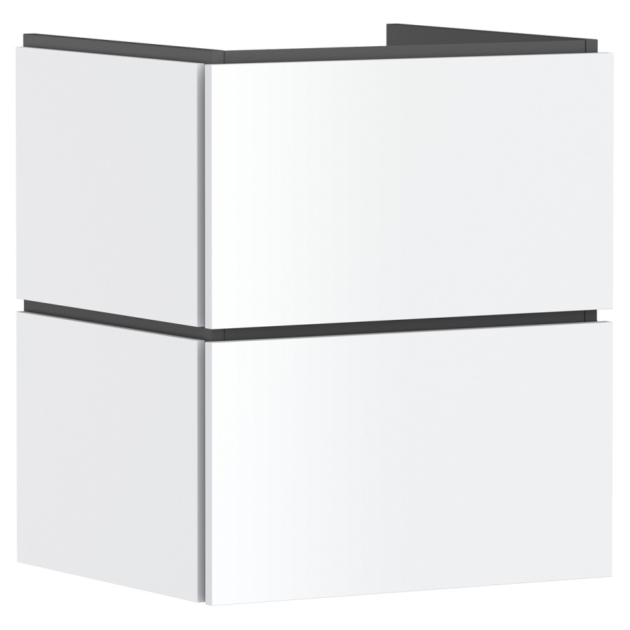 Élément inférieur  Xilesa E
53 x 62 x 47 cm
élément de tiroir, 2&nbsp;tiroirs
avec PushOpen et SoftClose
avec matériel de fixation
sans siphon gain de place 105022
pour lavabo Xelu/Xevolos/Xanuia