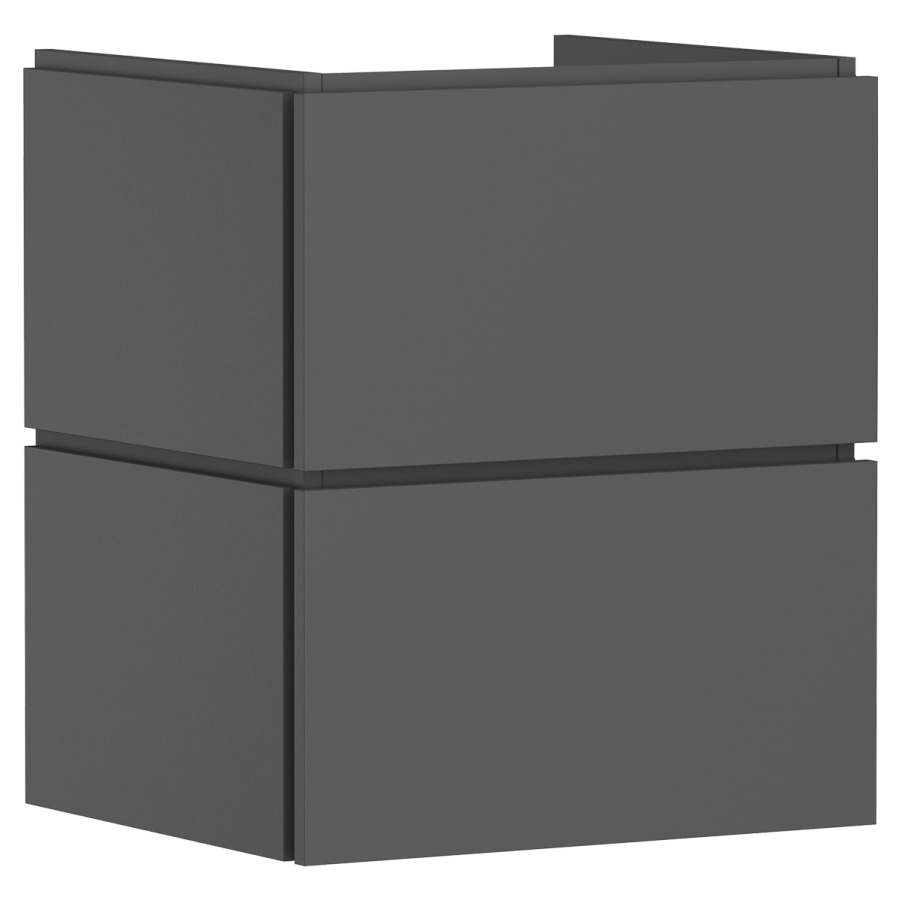 Élément inférieur  Xilesa E
53 x 62 x 47 cm
élément de tiroir, 2&nbsp;tiroirs
avec PushOpen et SoftClose
avec matériel de fixation
sans siphon gain de place 105022
pour lavabo Xelu/Xevolos/Xanuia