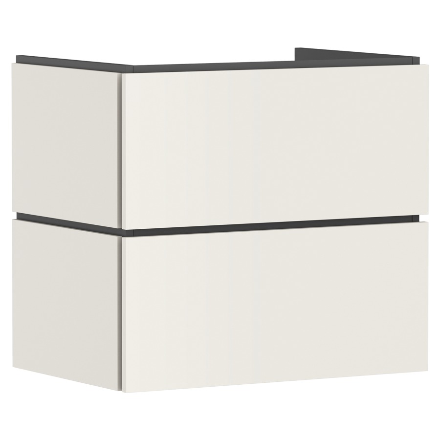 Élément inférieur  Xilesa E
68 x 62 x 47 cm
élément de tiroir, 2&nbsp;tiroirs
avec SoftClose
avec matériel de fixation
sans siphon gain de place 105022
pour lavabo Xelu/Xevolos/Xanuia