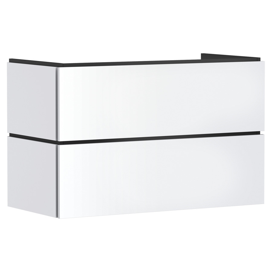 Élément inférieur  Xilesa E
98 x 62 x 47 cm
élément de tiroir, 2&nbsp;tiroirs
avec SoftClose
avec matériel de fixation
sans siphon gain de place 105022
pour lavabo Xelu/Xevolos/Xanuia