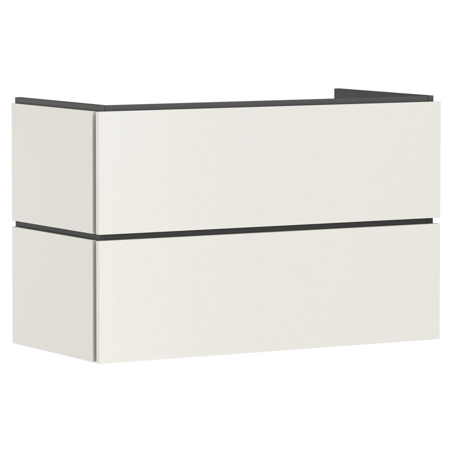 Élément inférieur  Xilesa E
98 x 62 x 47 cm
élément de tiroir, 2&nbsp;tiroirs
avec PushOpen et SoftClose
avec matériel de fixation
sans siphon gain de place 105022
pour lavabo Xelu/Xevolos/Xanuia