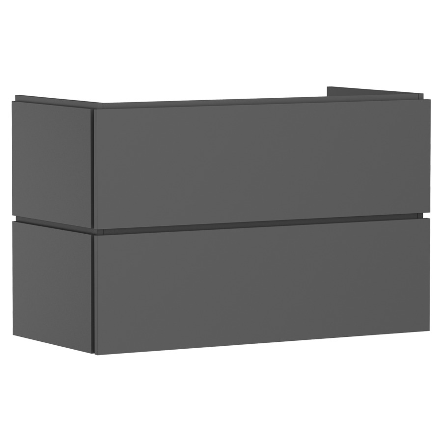 Élément inférieur  Xilesa E
98 x 62 x 47 cm
élément de tiroir, 2&nbsp;tiroirs
avec PushOpen et SoftClose
avec matériel de fixation
sans siphon gain de place 105022
pour lavabo Xelu/Xevolos/Xanuia