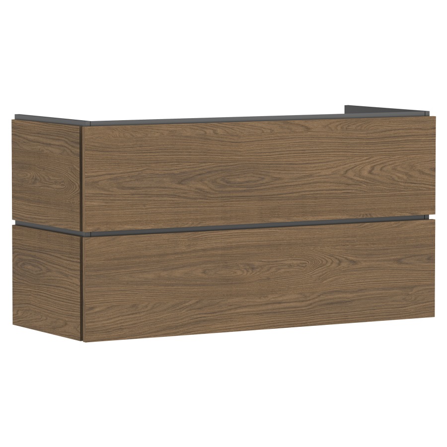 Élément inférieur  Xilesa E
118 x 62 x 47 cm
élément de tiroir, 2&nbsp;tiroirs
avec SoftClose
avec matériel de fixation
sans siphon gain de place 105022
pour lavabo Xelu/Xevolos/Xanuia
