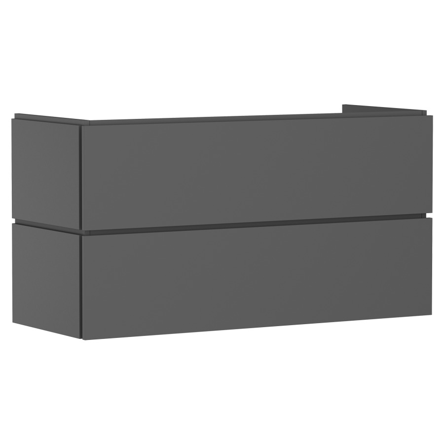 Élément inférieur  Xilesa E
118 x 62 x 47 cm
élément de tiroir, 2&nbsp;tiroirs
avec SoftClose
avec matériel de fixation
sans siphon gain de place 105022
pour lavabo Xelu/Xevolos/Xanuia