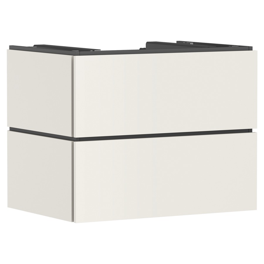 Élément inférieur  Xilesa E
78 x 62 x 55 cm
élément de tiroir, 2&nbsp;tiroirs
avec SoftClose
avec matériel de fixation
sans siphon gain de place 105022
pour lavabo à poser