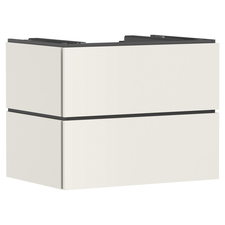 Élément inférieur  Xilesa E
78 x 62 x 55 cm
élément de tiroir, 2&nbsp;tiroirs
avec PushOpen et SoftClose
avec matériel de fixation
sans siphon gain de place 105022
pour lavabo à poser