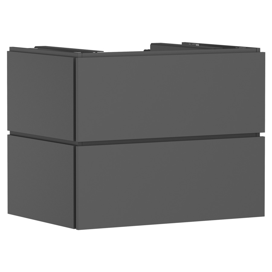 Élément inférieur  Xilesa E
78 x 62 x 55 cm
élément de tiroir, 2&nbsp;tiroirs
avec PushOpen et SoftClose
avec matériel de fixation
sans siphon gain de place 105022
pour lavabo à poser