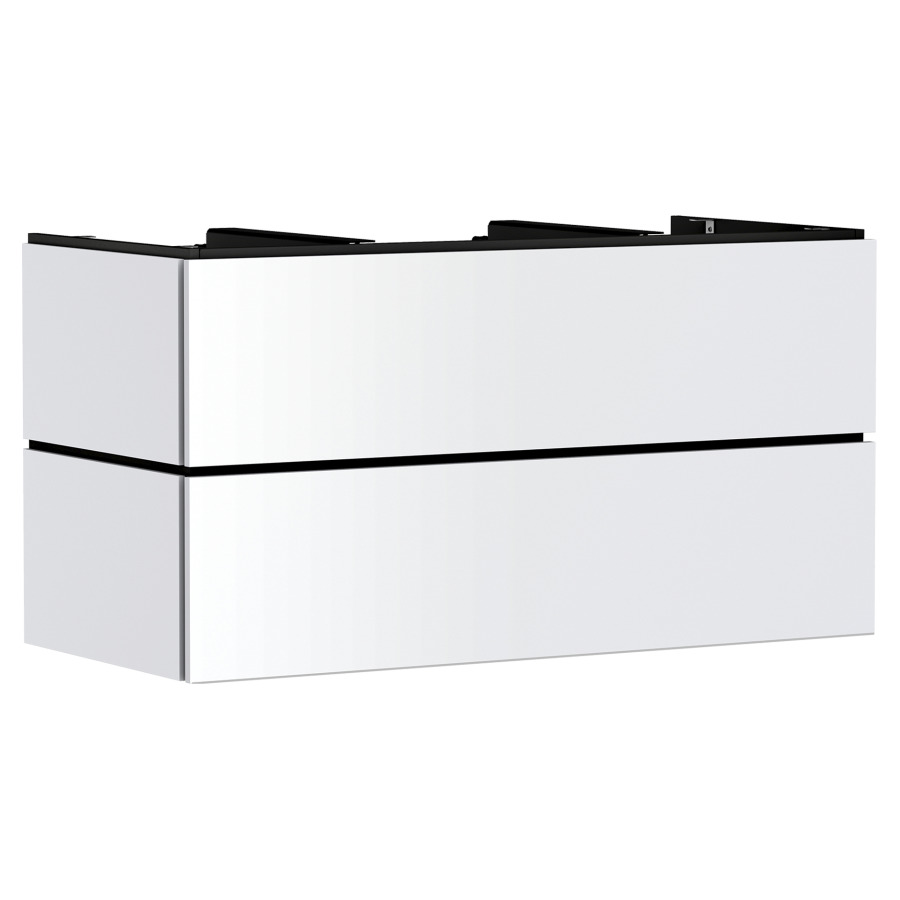 Élément inférieur  Xilesa E
118 x 62 x 55 cm
élément de tiroir, 2&nbsp;tiroirs
avec SoftClose
avec matériel de fixation
sans siphon gain de place 105022
pour lavabo à poser