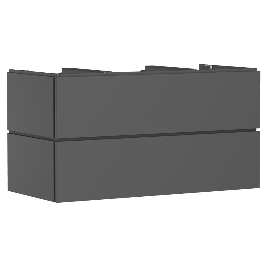 Élément inférieur  Xilesa E
118 x 62 x 55 cm
élément de tiroir, 2&nbsp;tiroirs
avec SoftClose
avec matériel de fixation
sans siphon gain de place 105022
pour lavabo à poser