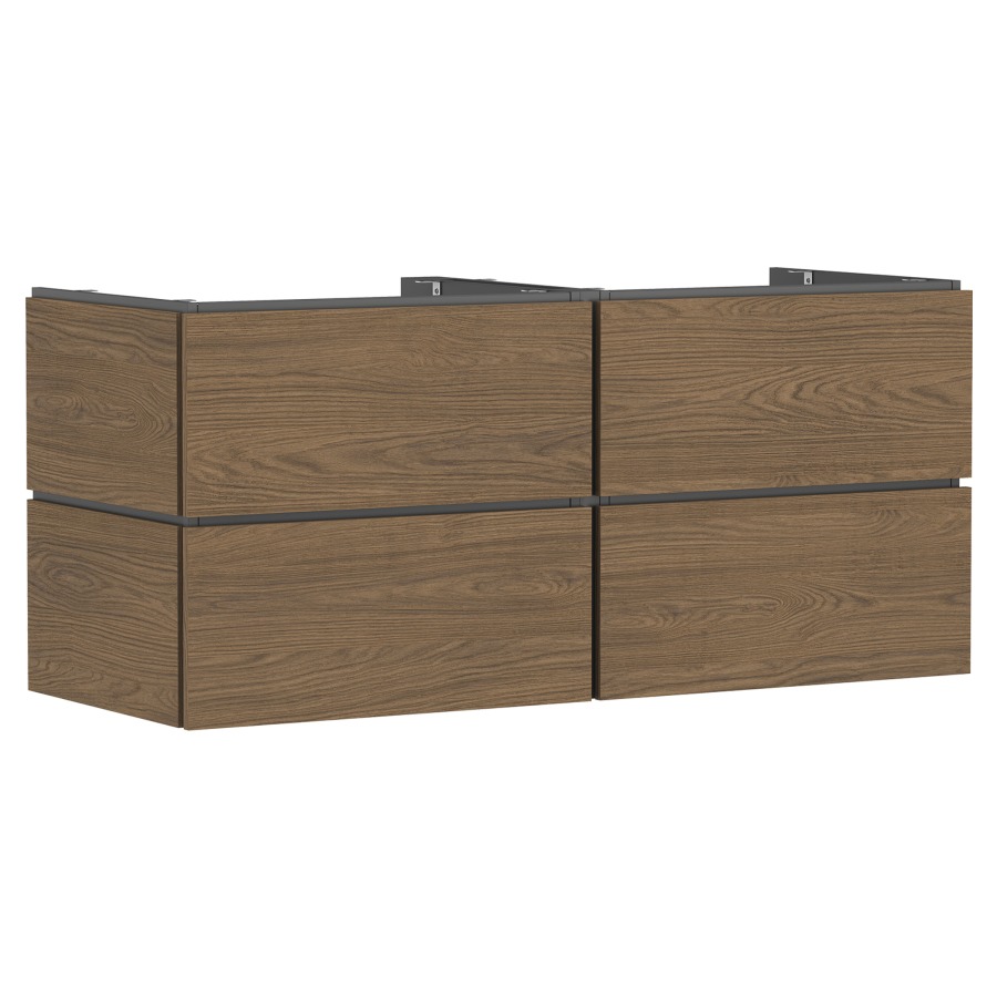 Élément inférieur  Xilesa E
137.5 x 50 x 55 cm
2&nbsp;éléments de tiroir, 2&nbsp;tiroirs chacune
avec SoftClose
avec matériel de fixation
sans siphon gain de place 105022
pour lavabo à poser