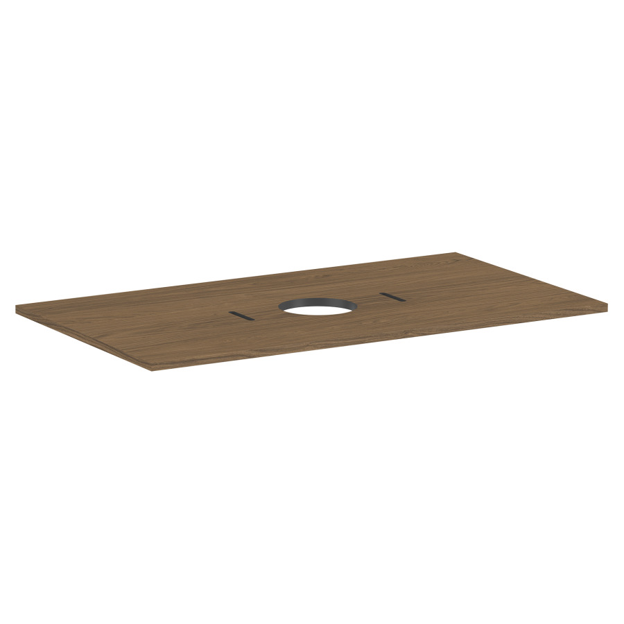 Table de lavabo Xilesa E 
98 x 1.6 x 55 cm
pour lavabo au milieu
montage mural
pour lavabo à poser
Xuniva/Xuniva Evo