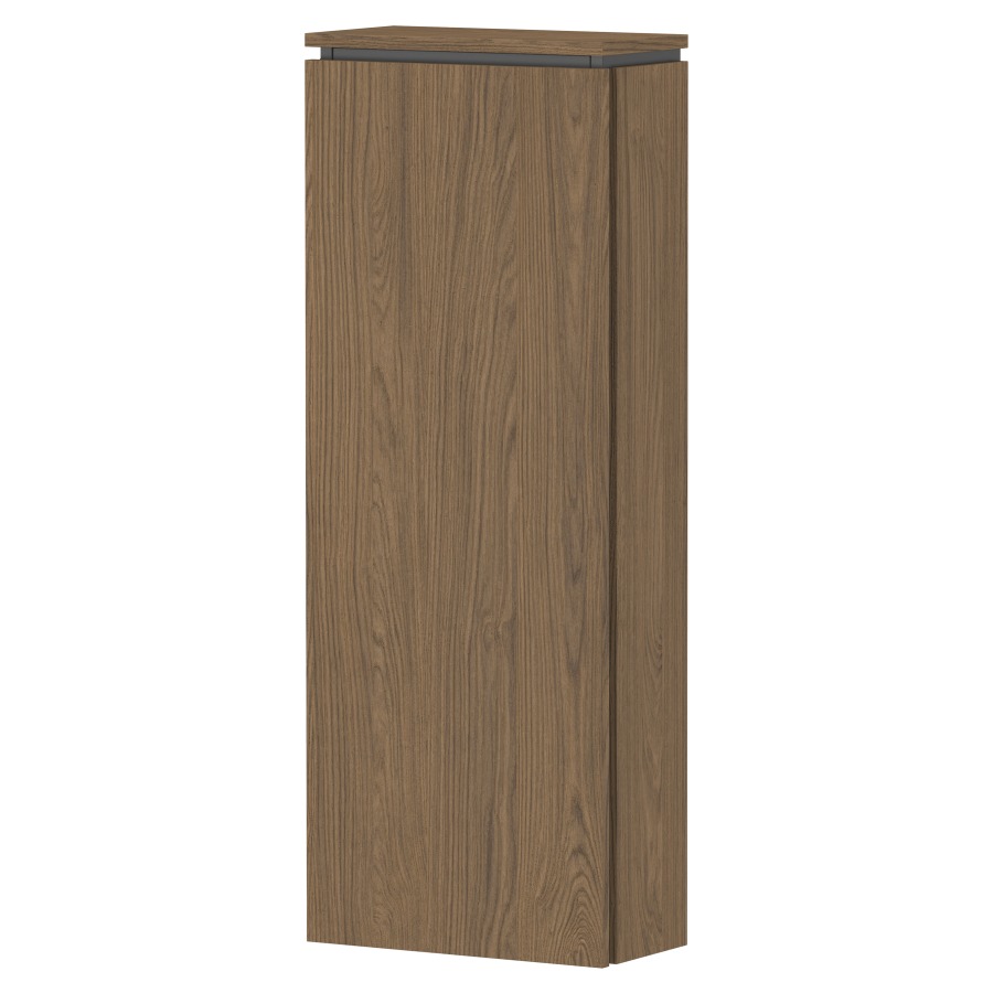 Armoire mi-haute Xilesa E 
40 x 106.5 x 20 cm
armoire de tablette, 1&nbsp;porte
charnière à gauche 
3&nbsp;tablettes en verre, réglable
avec SoftClose
avec matériel de fixation