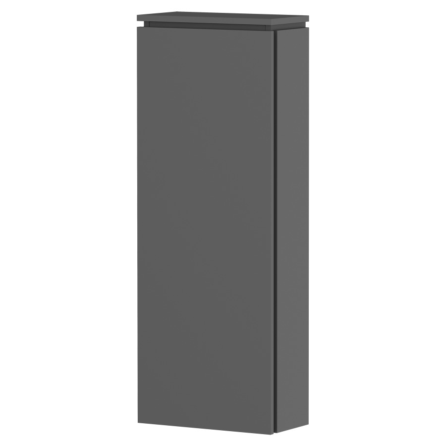 Armoire mi-haute Xilesa E 
40 x 106.5 x 20 cm
armoire de tablette, 1&nbsp;porte
charnière à gauche 
3&nbsp;tablettes en verre, réglable
avec SoftClose
avec matériel de fixation