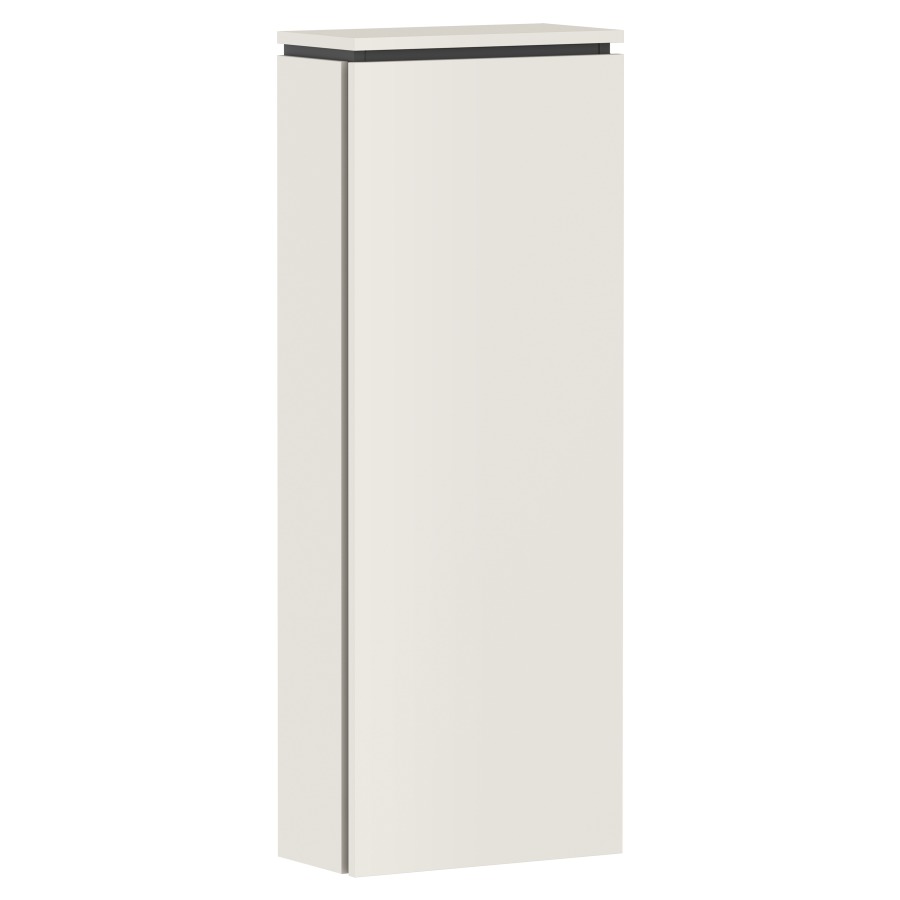 Armoire mi-haute Xilesa E 
40 x 106.5 x 20 cm
armoire de tablette, 1&nbsp;porte
charnière à droite 
3&nbsp;tablettes en verre, réglable
avec SoftClose
avec matériel de fixation