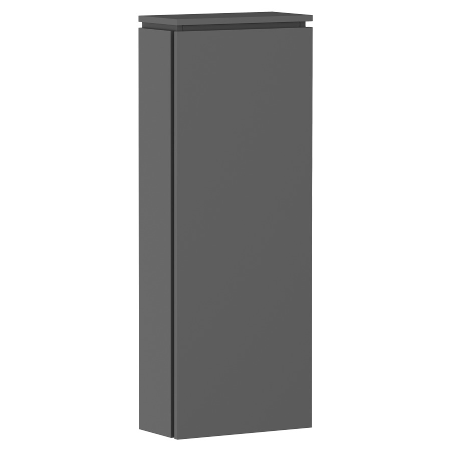 Armoire mi-haute Xilesa E 
40 x 106.5 x 20 cm
armoire de tablette, 1&nbsp;porte
charnière à droite 
3&nbsp;tablettes en verre, réglable
avec SoftClose
avec matériel de fixation
