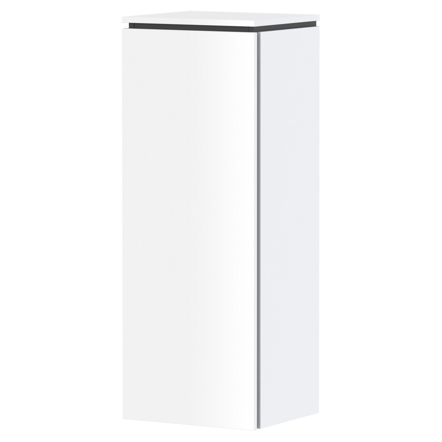 Armoire mi-haute Xilesa E 
40 x 106.5 x 35 cm
armoire de tablette, 1&nbsp;porte
charnière à gauche 
3&nbsp;tablettes en verre, réglable
avec SoftClose
avec matériel de fixation