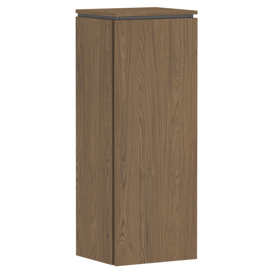 Armoire mi-haute Xilesa E 
40 x 106.5 x 35 cm
armoire de tablette, 1&nbsp;porte
charnière à droite 
3&nbsp;tablettes en verre, réglable
avec SoftClose
avec matériel de fixation