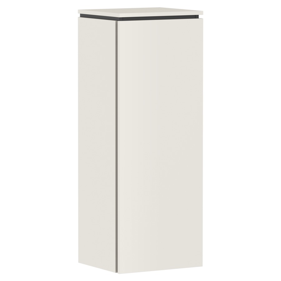 Armoire mi-haute Xilesa E 
40 x 106.5 x 35 cm
armoire de tablette, 1&nbsp;porte
charnière à droite 
3&nbsp;tablettes en verre, réglable
avec SoftClose
avec matériel de fixation