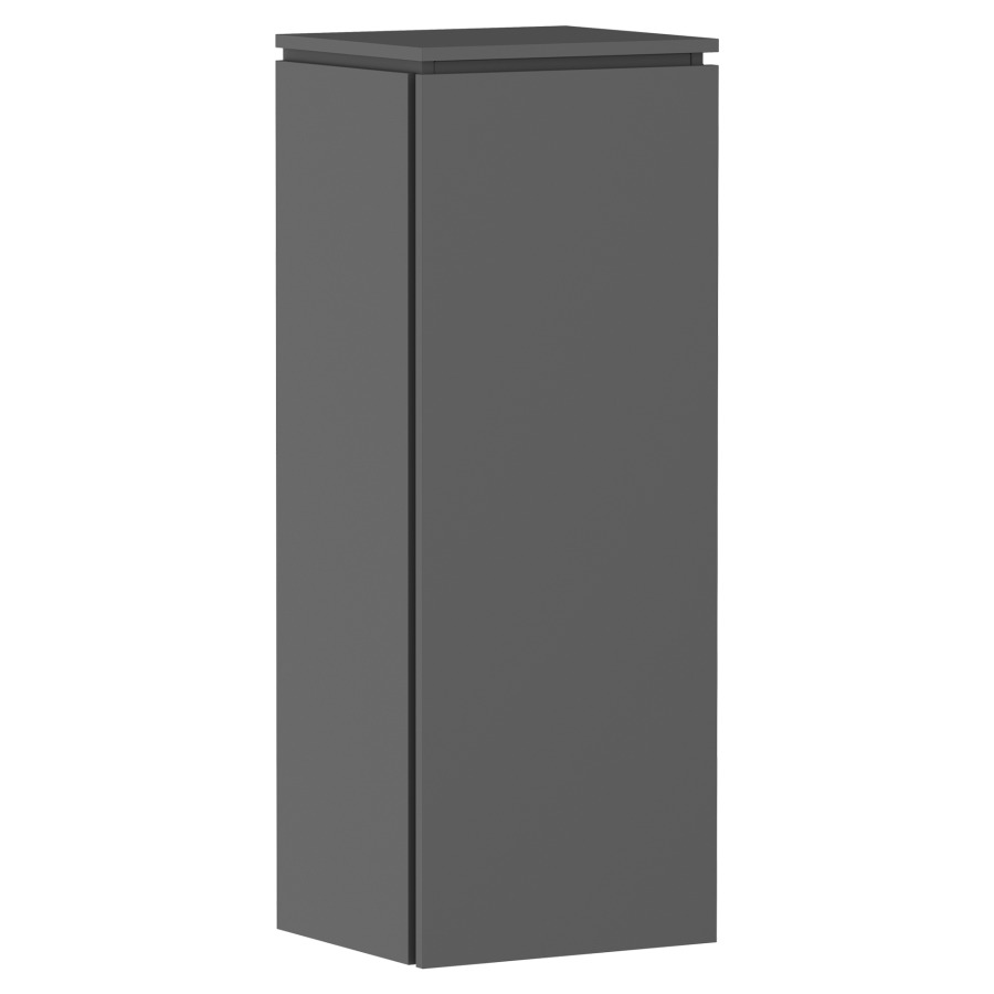 Armoire mi-haute Xilesa E 
40 x 106.5 x 35 cm
armoire de tablette, 1&nbsp;porte
charnière à droite 
3&nbsp;tablettes en verre, réglable
avec SoftClose
avec matériel de fixation
