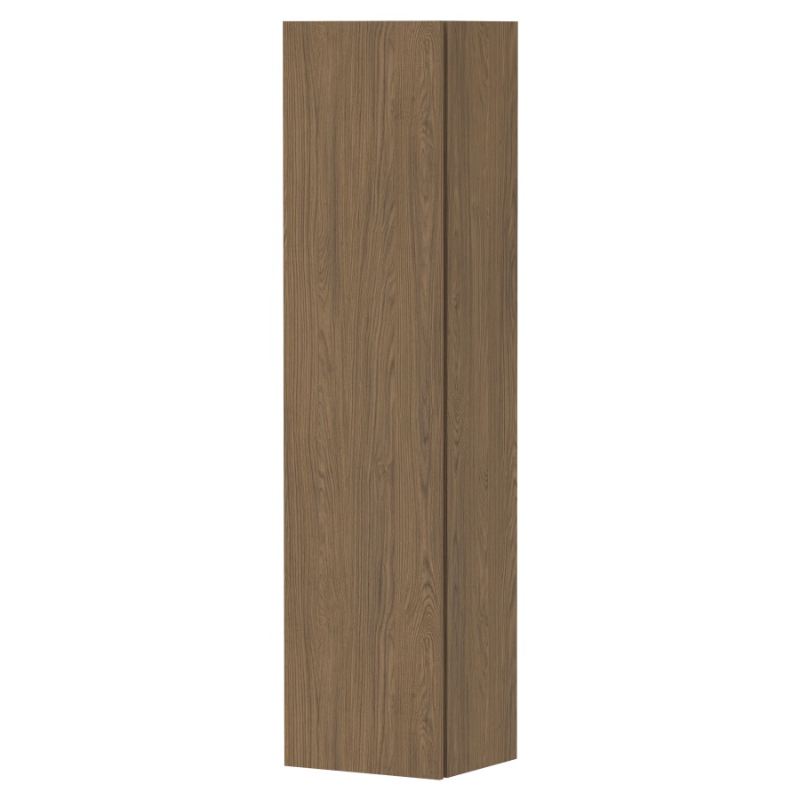 Armoire haute Xilesa E 
40 x 165 x 35 cm
armoire de tablette, 1&nbsp;porte
charnière à gauche 
5&nbsp;tablettes en verre, réglable
avec SoftClose
avec matériel de fixation