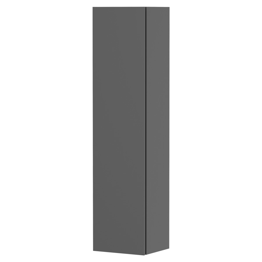 Armoire haute Xilesa E 
40 x 165 x 35 cm
armoire de tablette, 1&nbsp;porte
charnière à gauche 
5&nbsp;tablettes en verre, réglable
avec SoftClose
avec matériel de fixation