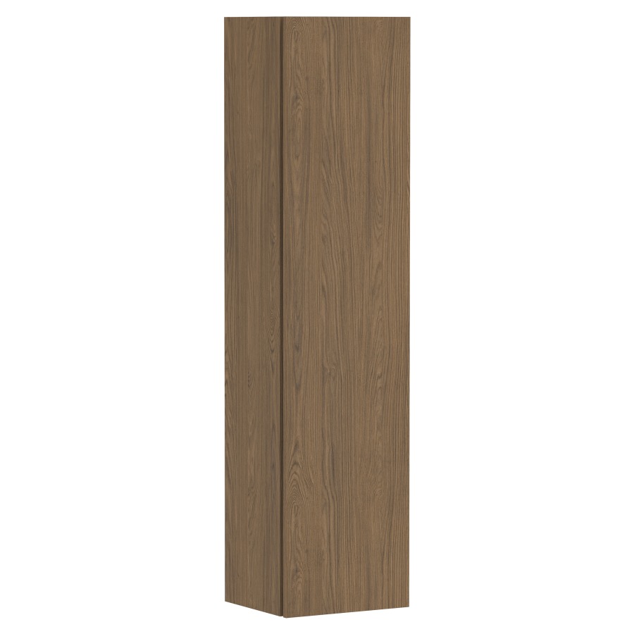 Armoire haute Xilesa E 
40 x 165 x 35 cm
armoire de tablette, 1&nbsp;porte
charnière à droite 
5&nbsp;tablettes en verre, réglable
avec SoftClose
avec matériel de fixation
